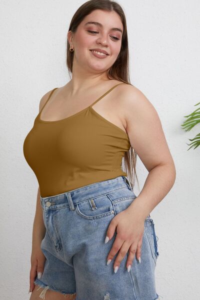 Basic Bae Full Size Round Neck Slim Cami - TRENDMELO