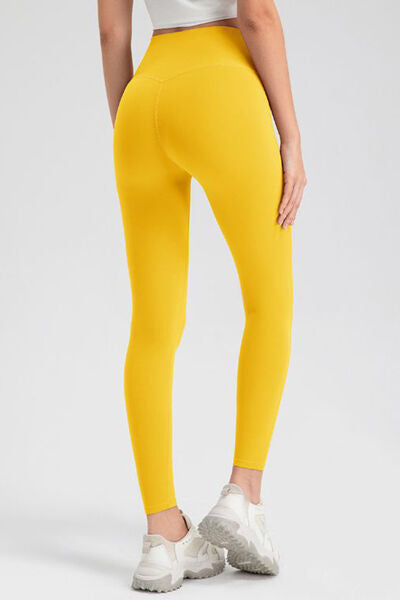 High Waist Skinny Active Pants - TRENDMELO