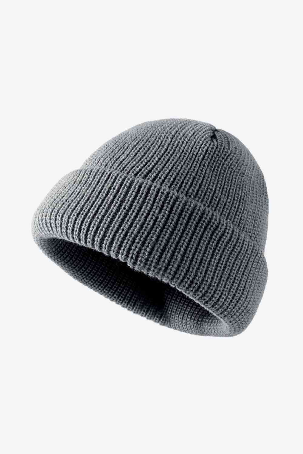 Calling For Winter Rib-Knit Beanie - TRENDMELO