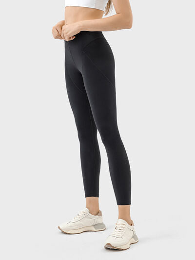 Mid-Rise Waist Active Pants - TRENDMELO