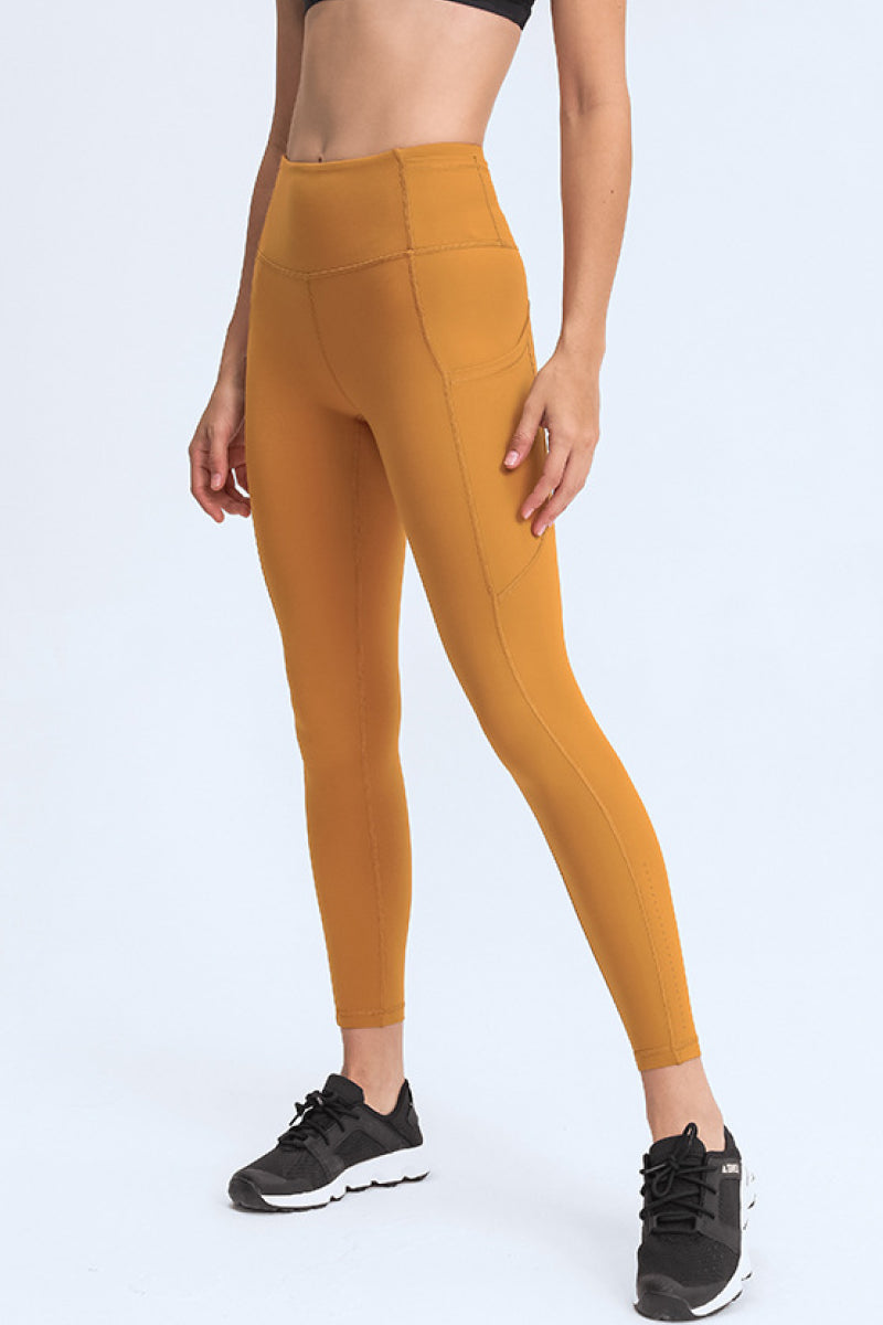 Thigh Pocket Active Leggings - TRENDMELO