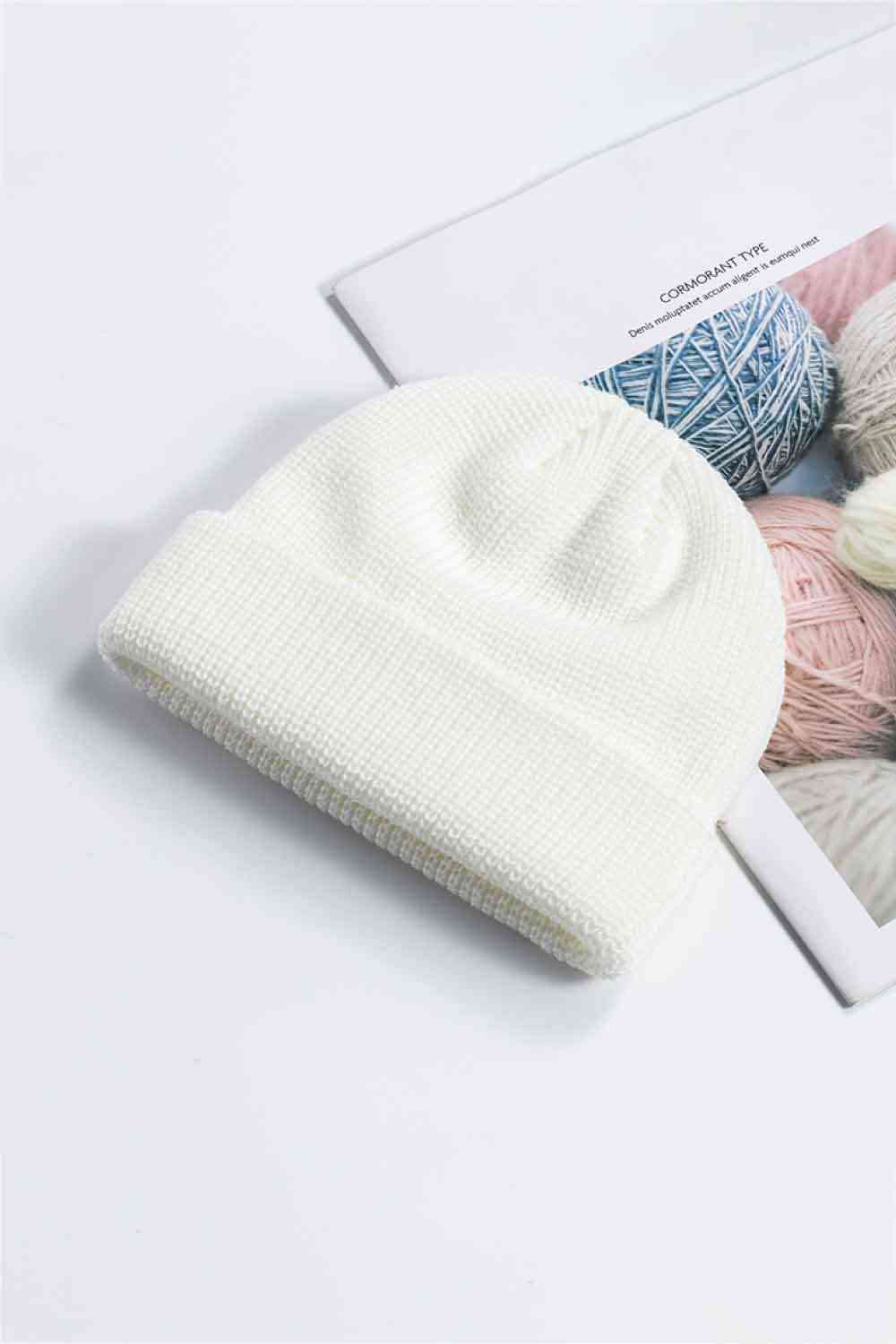 Cozy Rib-Knit Cuff Beanie - TRENDMELO