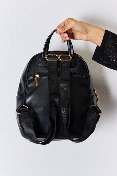 David Jones PU Leather Backpack - TRENDMELO