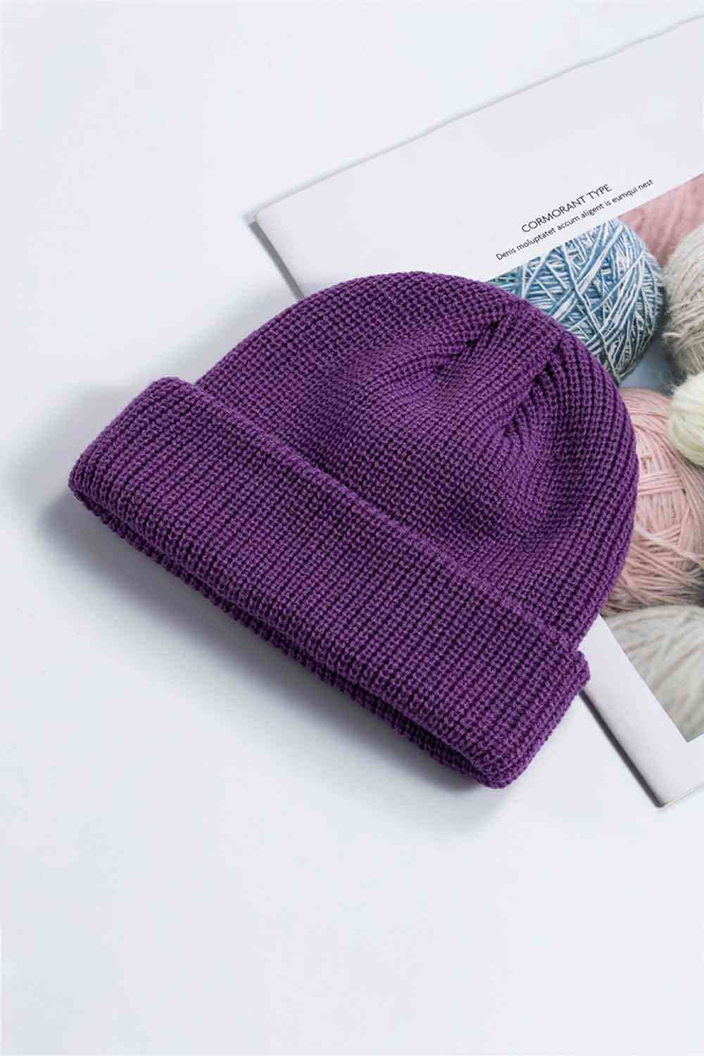 Cozy Rib-Knit Cuff Beanie - TRENDMELO