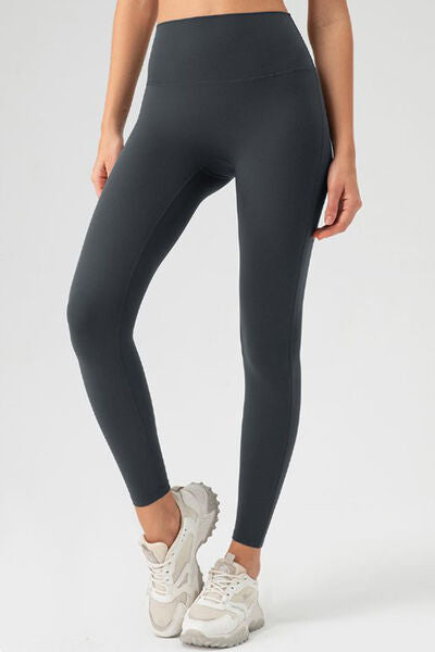 High Waist Skinny Active Pants - TRENDMELO