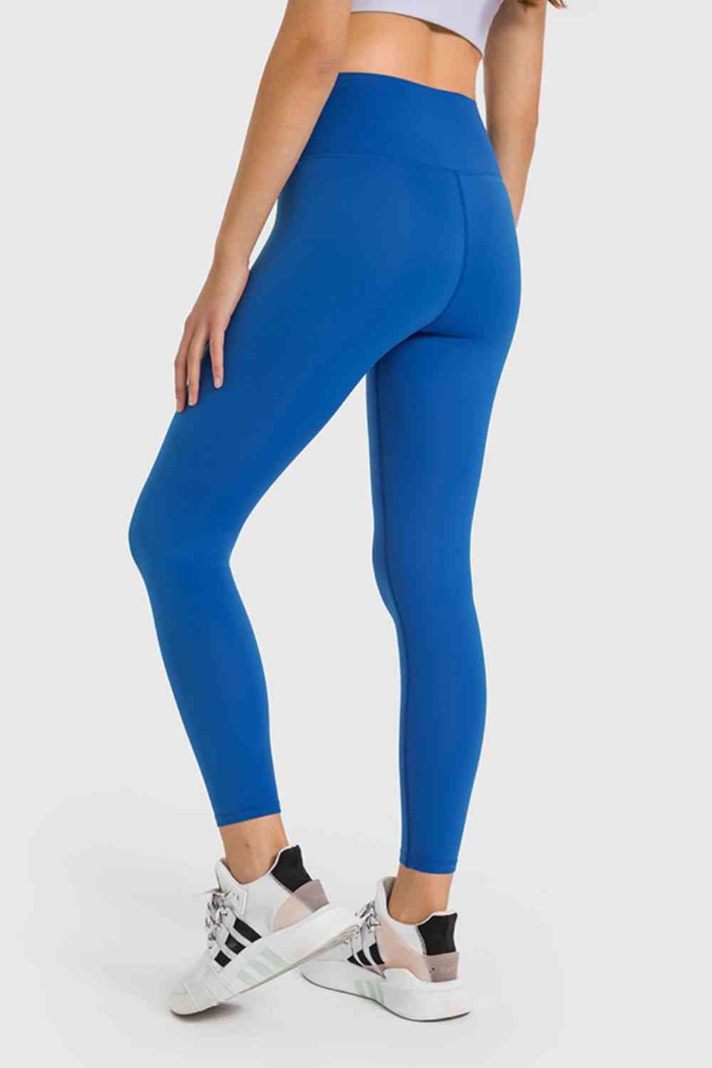 High Waist Ankle-Length Yoga Leggings - TRENDMELO