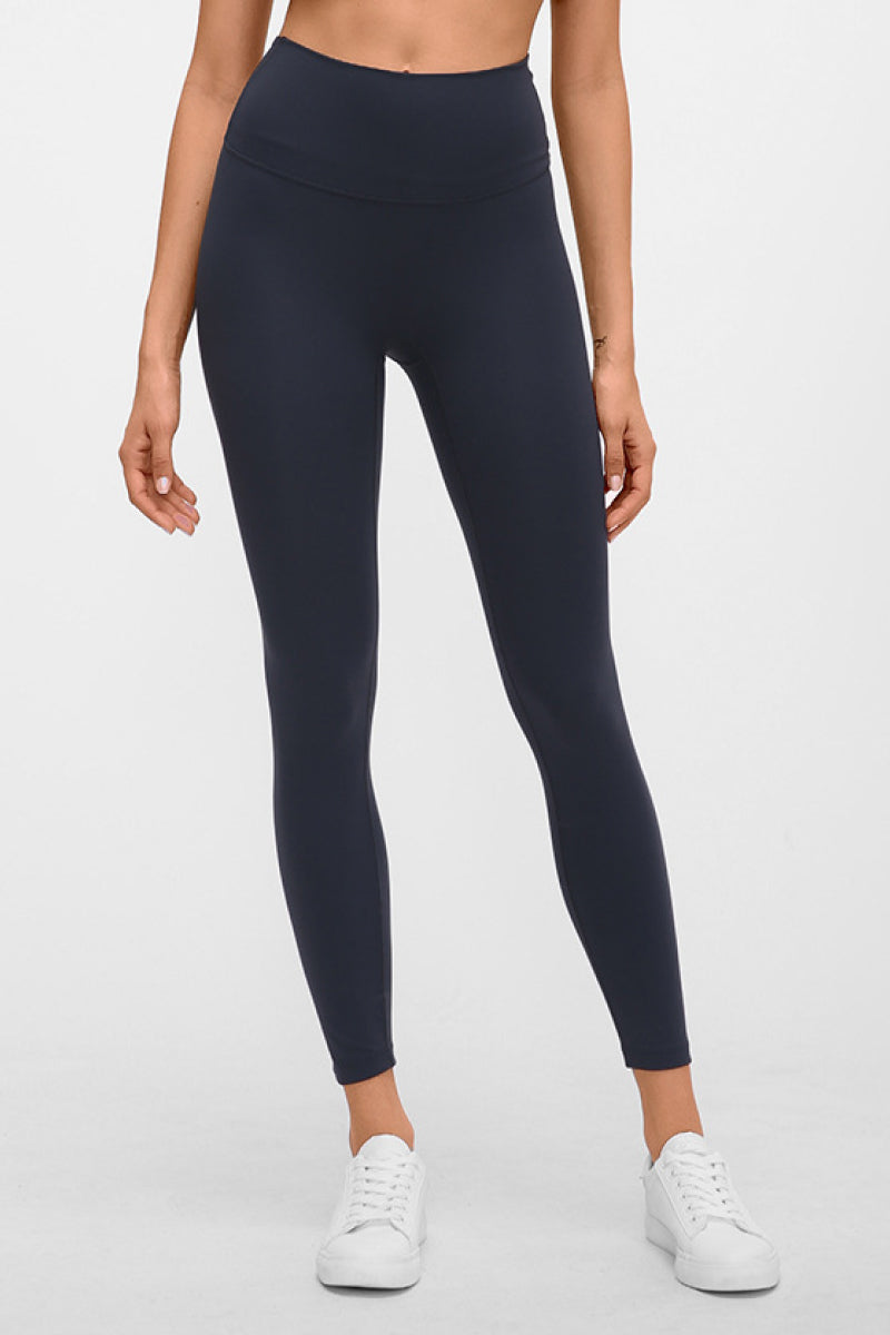 Basic Full Length Active Leggings - TRENDMELO