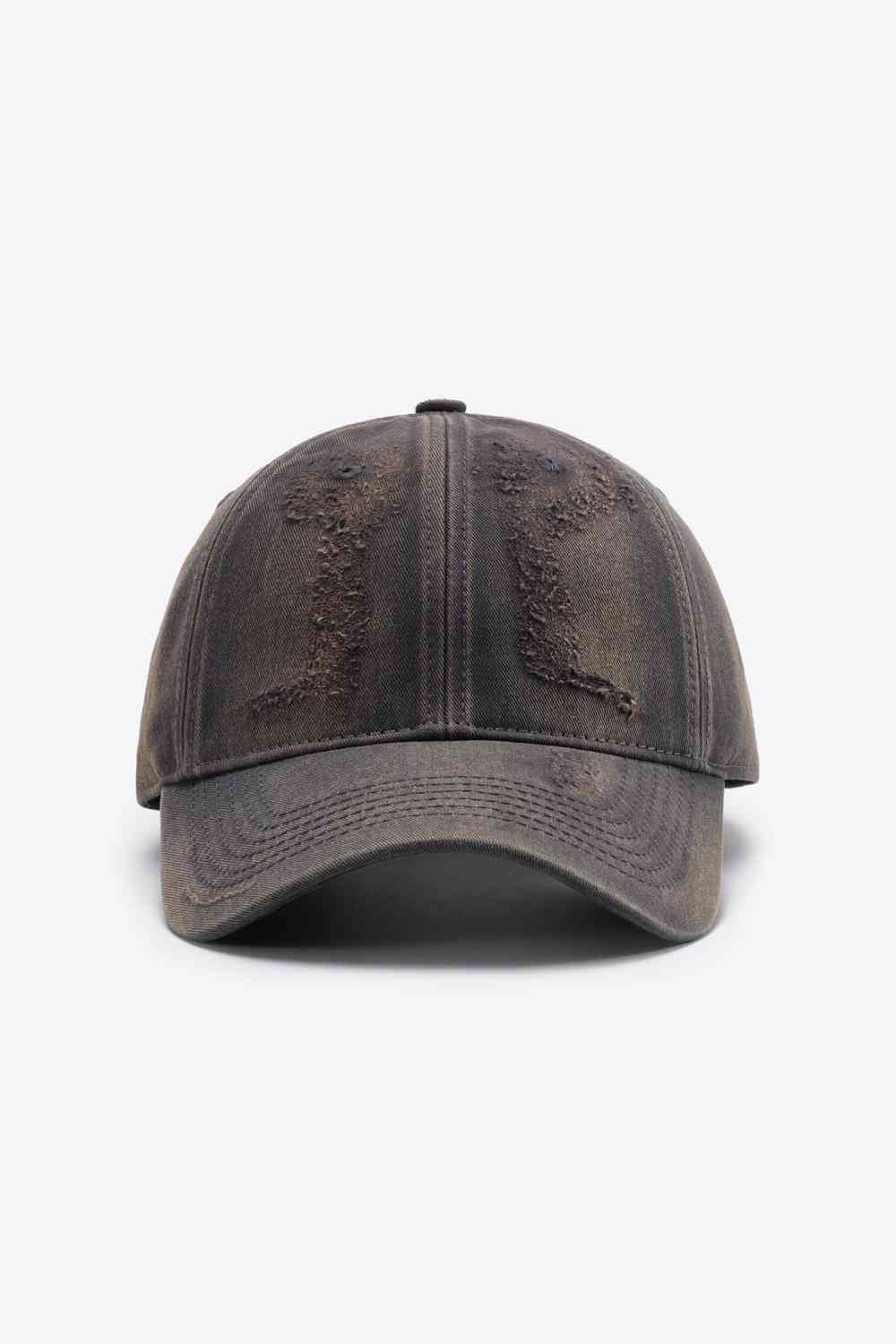 Distressed Adjustable Baseball Cap - TRENDMELO