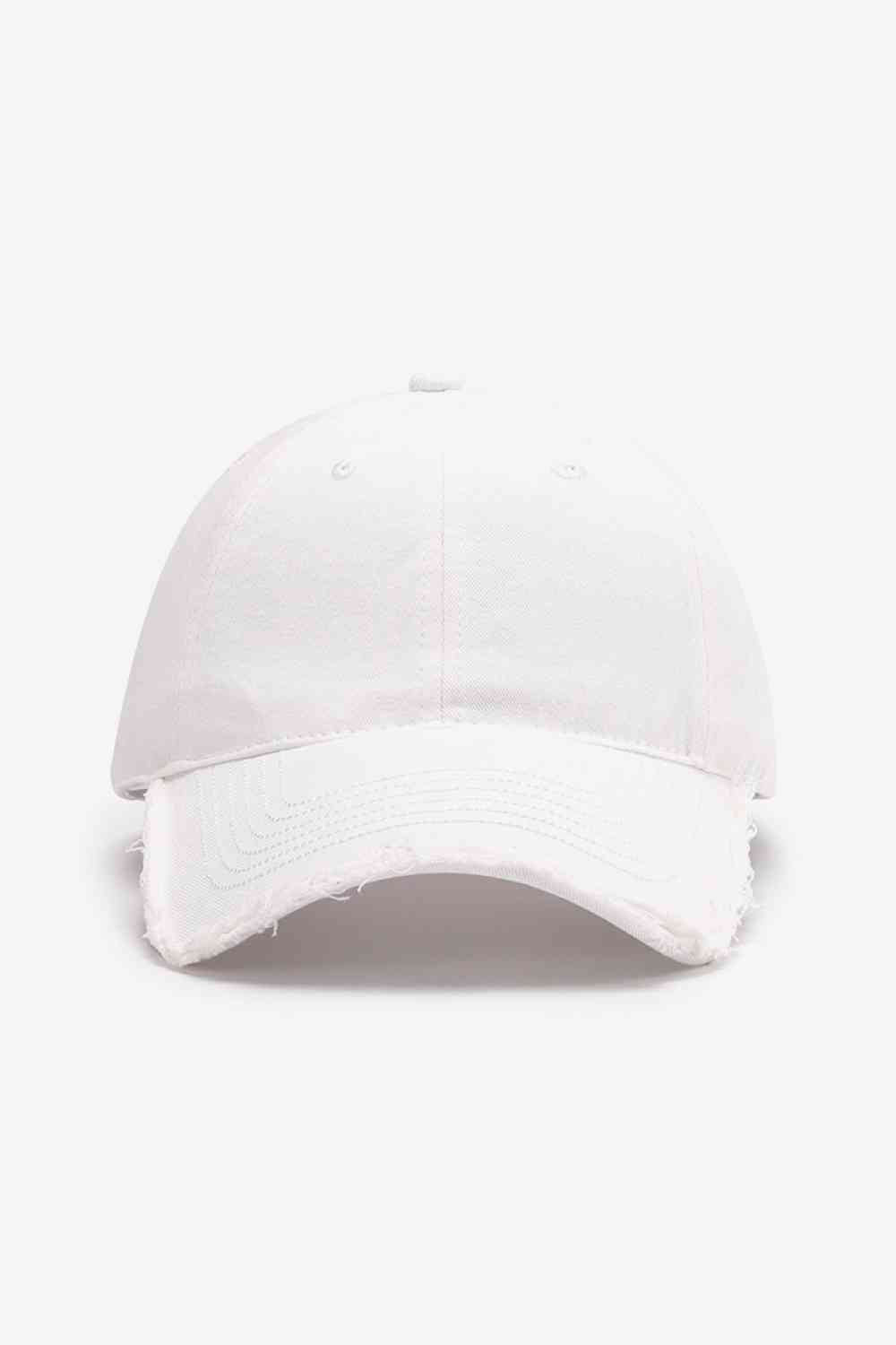 Distressed Adjustable Baseball Cap - TRENDMELO