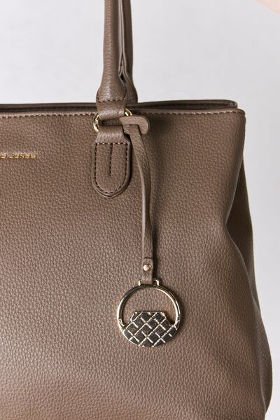 David Jones Structured Leather Handbag - TRENDMELO