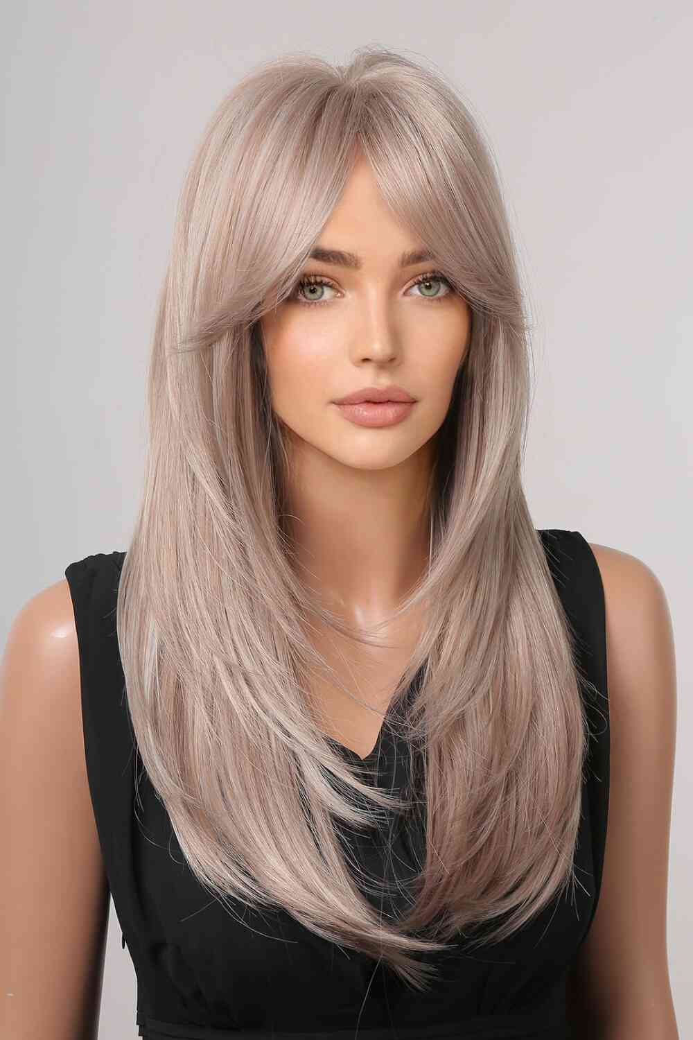 13*1" Full-Machine Wigs Synthetic Long Straight 22" - TRENDMELO