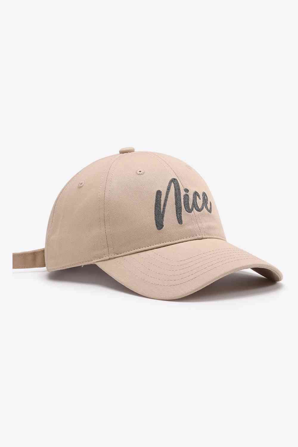 NICE Adjustable Cotton Baseball Cap - TRENDMELO