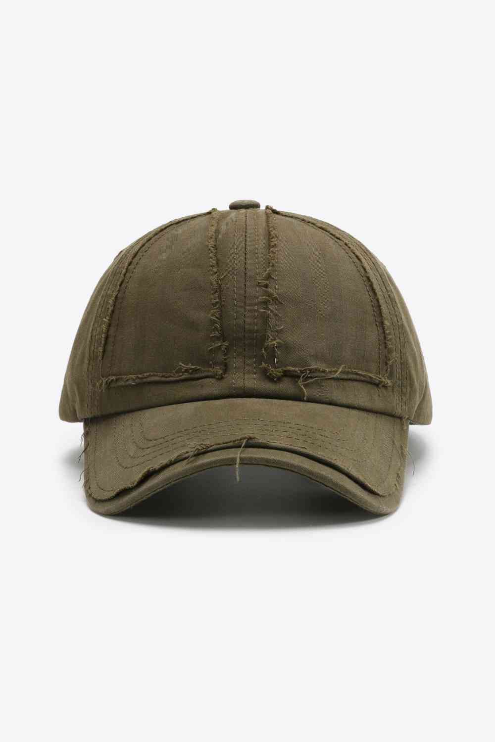 Distressed Adjustable Baseball Cap - TRENDMELO