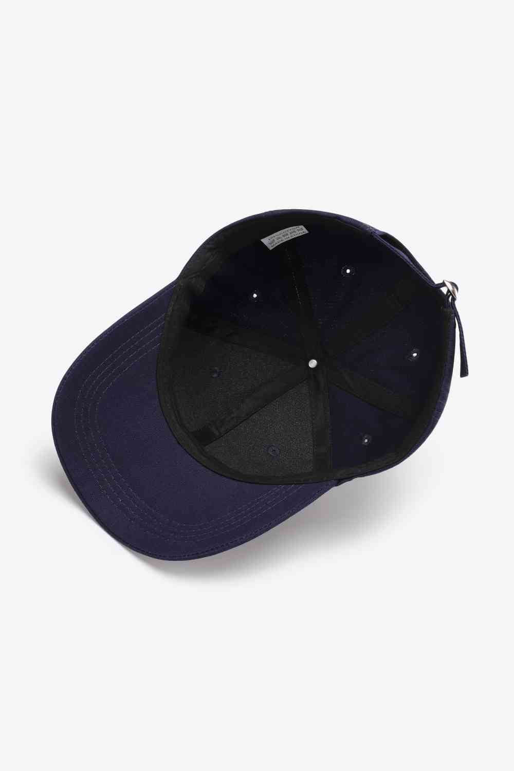 Plain Adjustable Cotton Baseball Cap - TRENDMELO