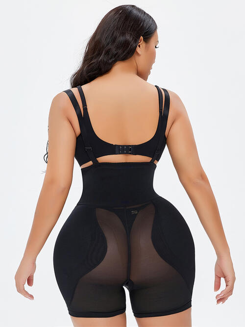 Full Size Hook-and-Eye Under-Bust Shaping Bodysuit - TRENDMELO