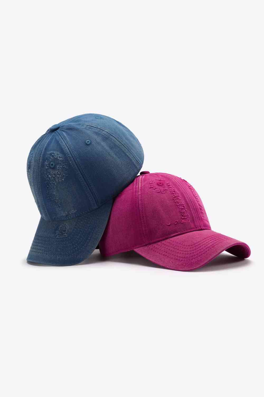 Distressed Adjustable Baseball Cap - TRENDMELO