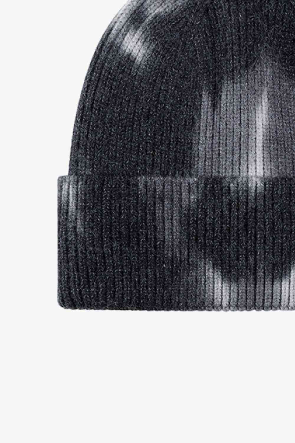 Tie-Dye Cuffed Knit Beanie - TRENDMELO