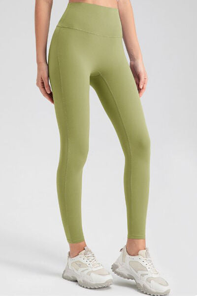 High Waist Skinny Active Pants - TRENDMELO