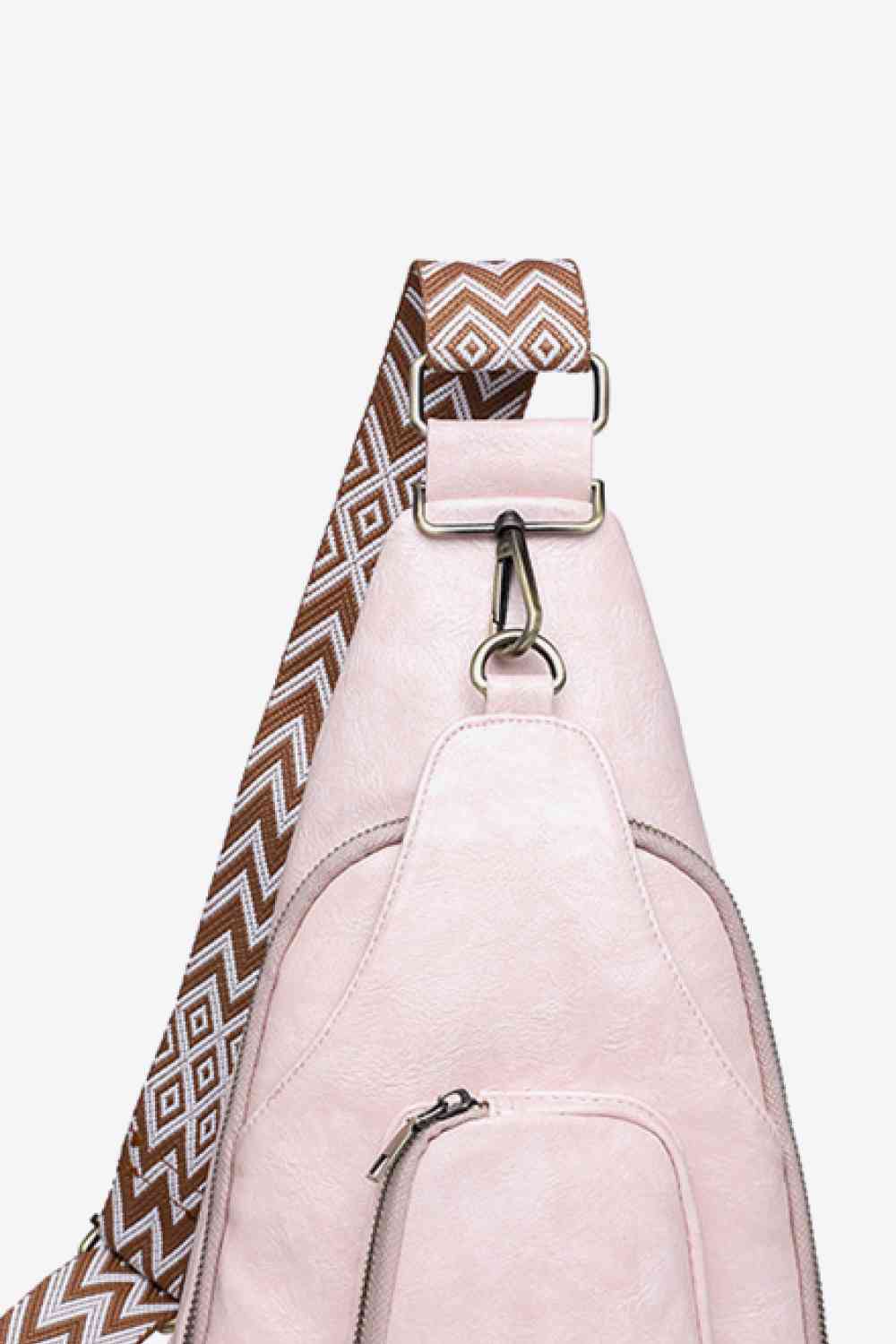 Adored Take A Trip PU Leather Sling Bag - TRENDMELO