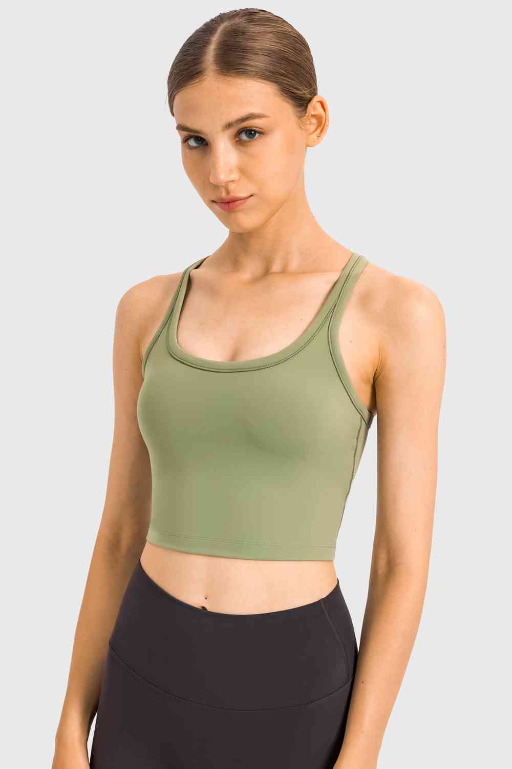 Racerback Sports Bra - TRENDMELO