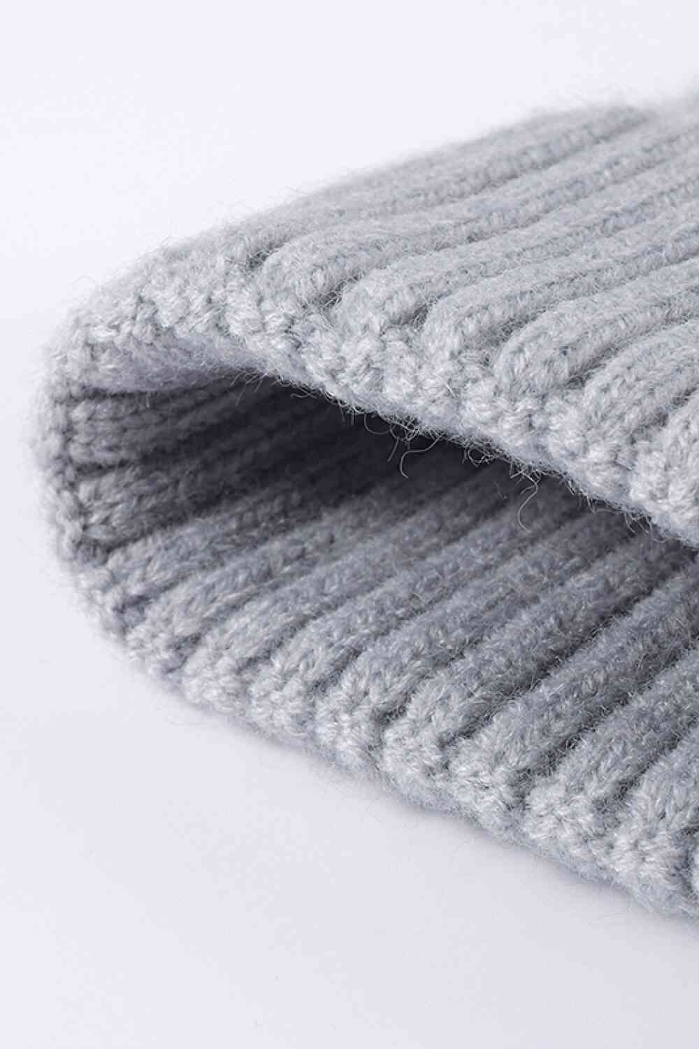 Cable-Knit Cuff Beanie - TRENDMELO