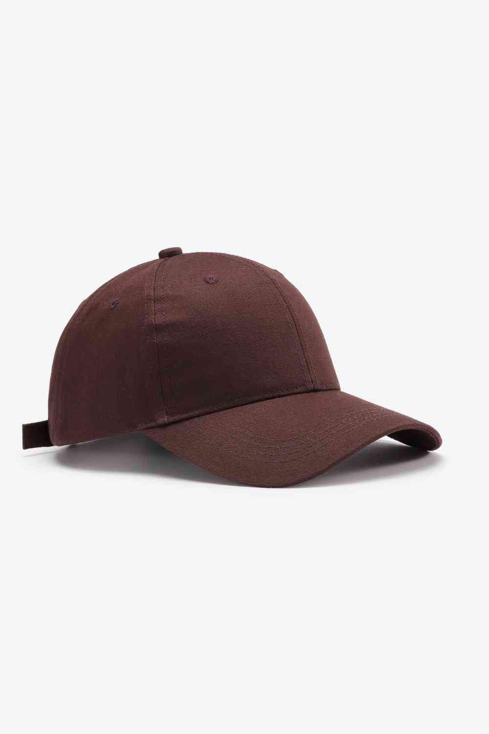 Plain Adjustable Cotton Baseball Cap - TRENDMELO