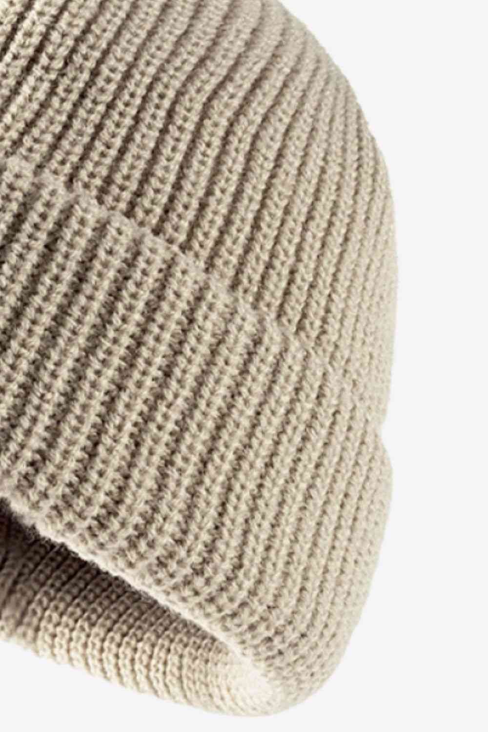 Calling For Winter Rib-Knit Beanie - TRENDMELO