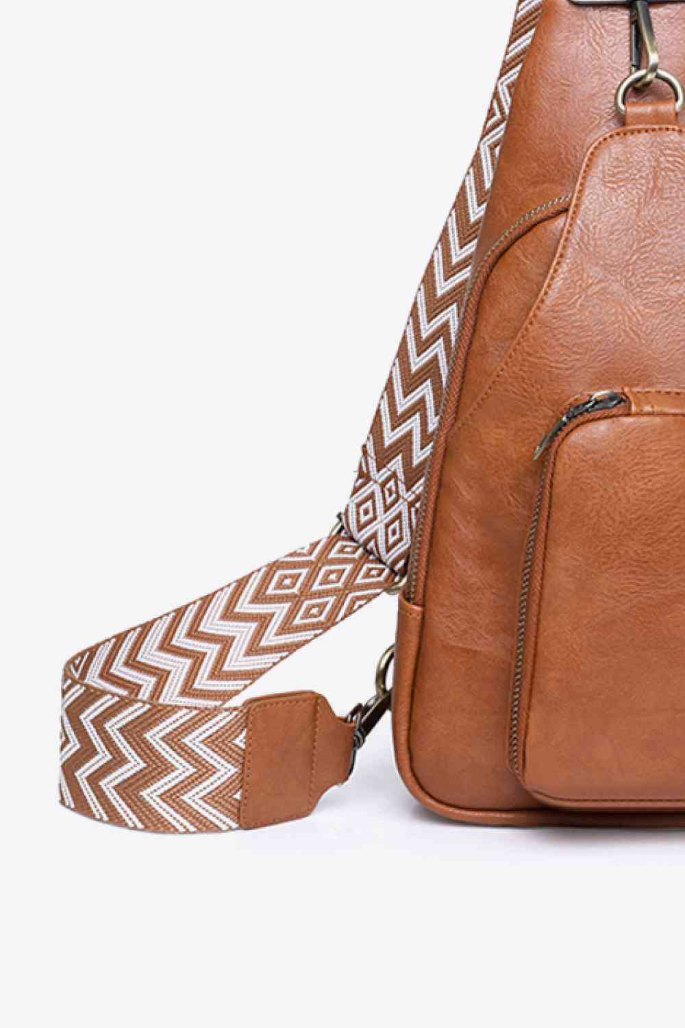 Adored Take A Trip PU Leather Sling Bag - TRENDMELO