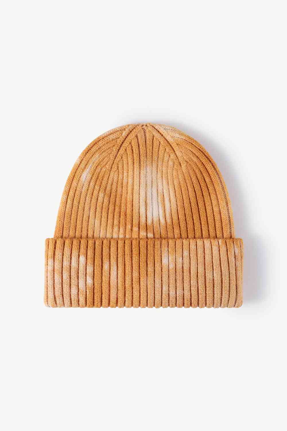 Tie-Dye Ribbed Cuffed Beanie - TRENDMELO