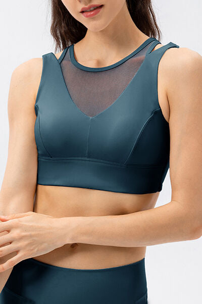 Cutout Wide Strap Active Tank - TRENDMELO