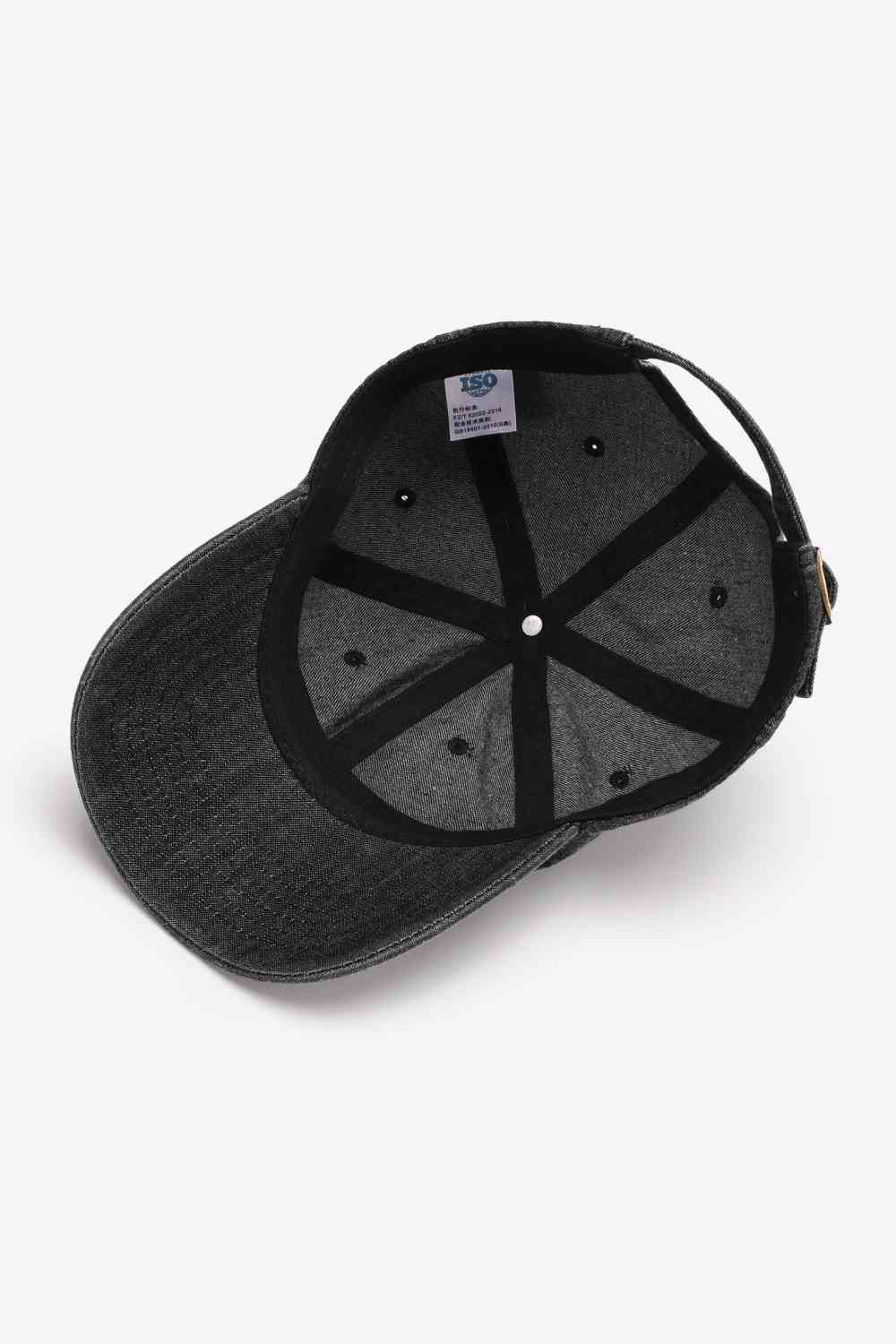 Plain Adjustable Baseball Cap - TRENDMELO