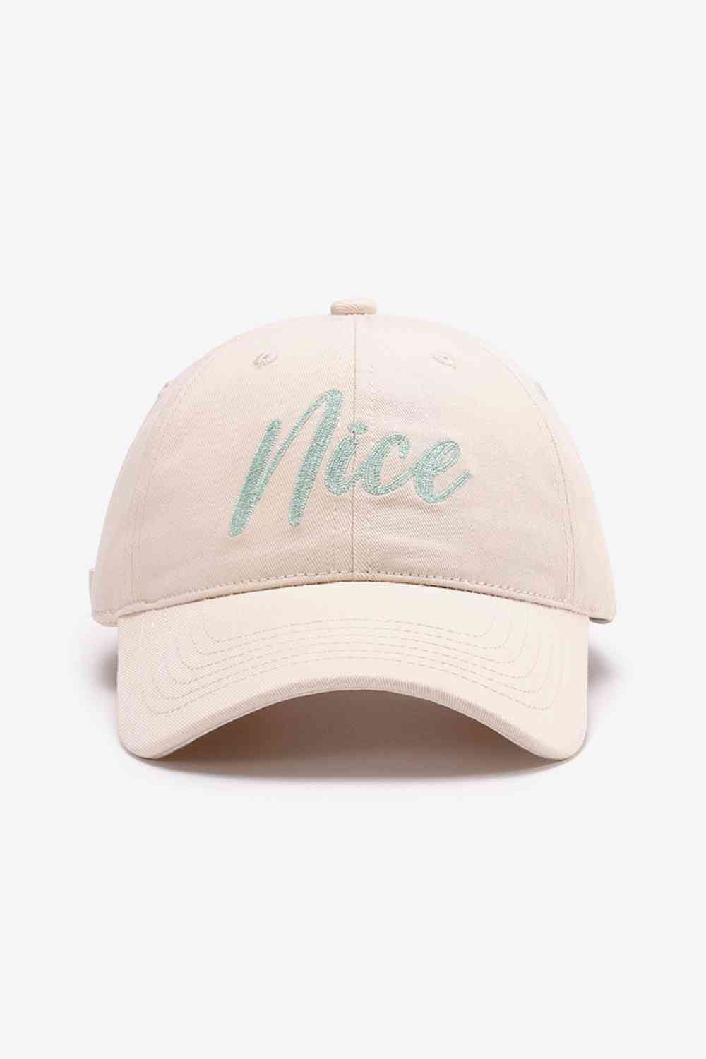 NICE Adjustable Cotton Baseball Cap - TRENDMELO