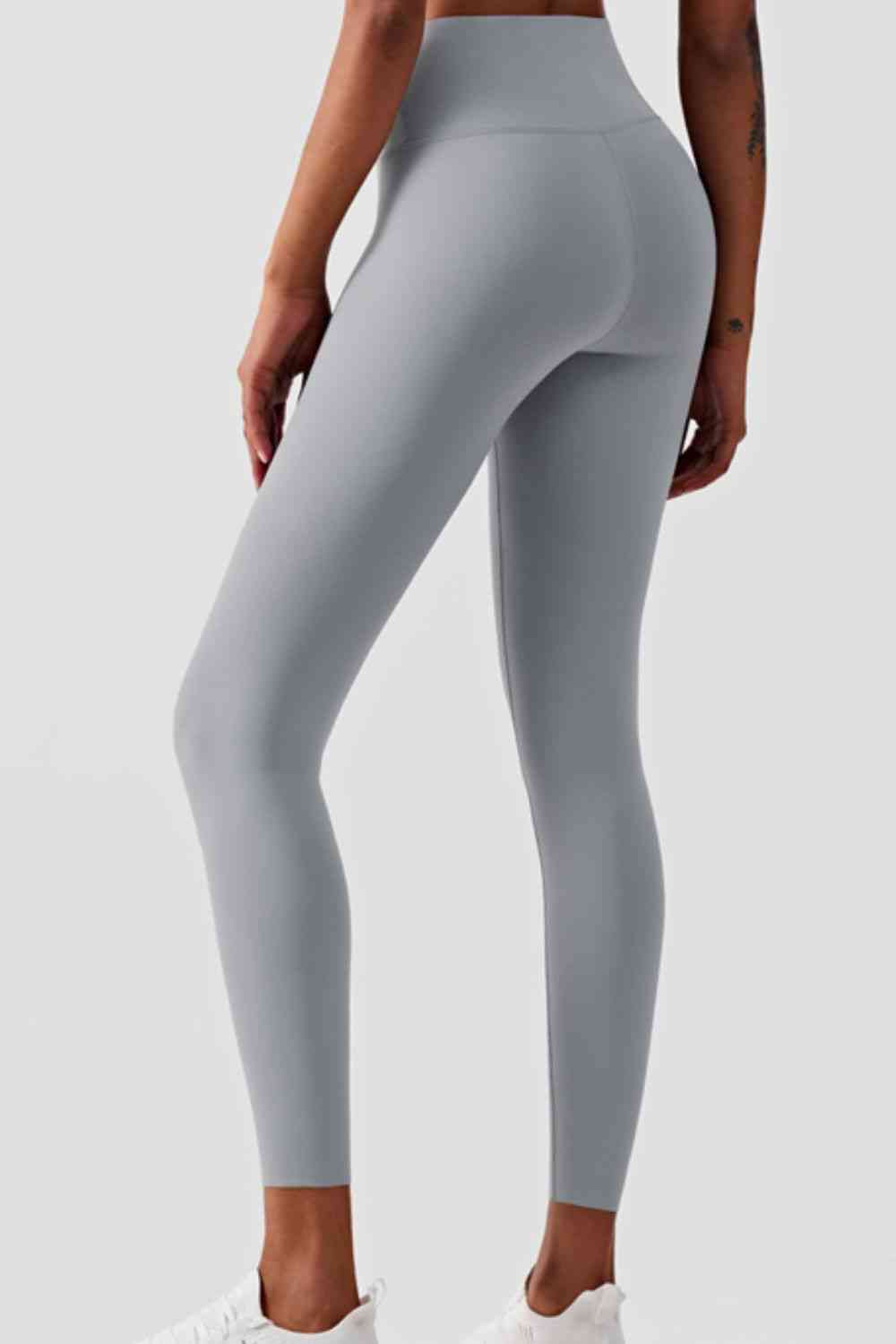 Ankle-Length High-Rise Yoga Leggings - TRENDMELO