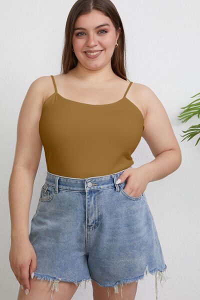 Basic Bae Full Size Round Neck Slim Cami - TRENDMELO