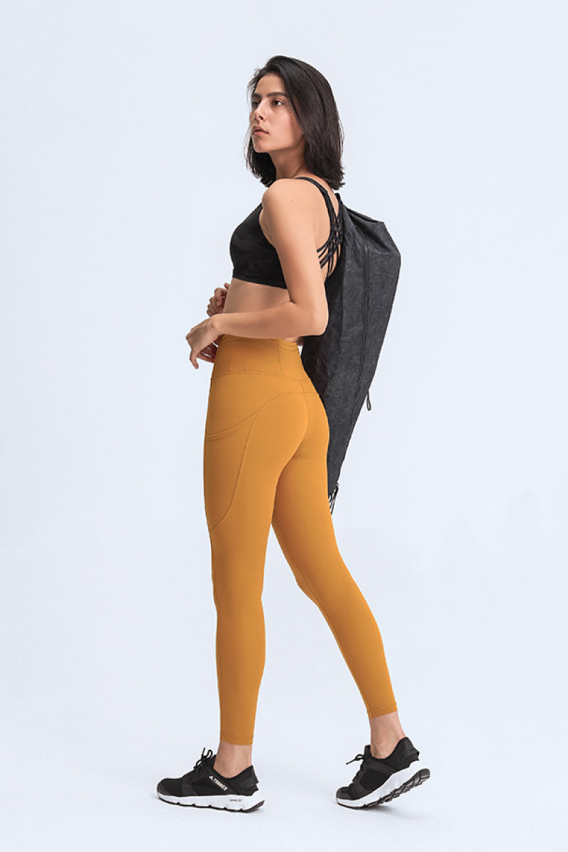 Thigh Pocket Active Leggings - TRENDMELO