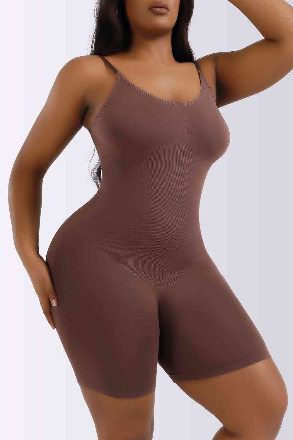 Spaghetti Strap Shaping Romper - TRENDMELO