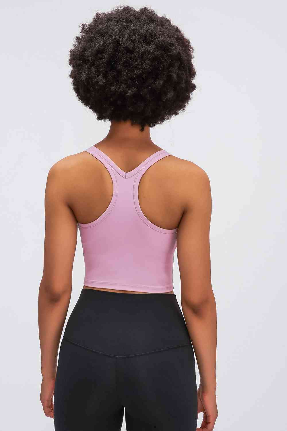 Racerback Sports Bra - TRENDMELO