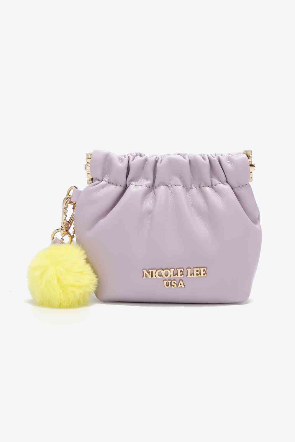 Nicole Lee USA Faux Leather Pouch - TRENDMELO