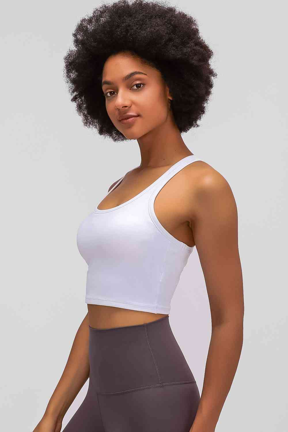 Racerback Sports Bra - TRENDMELO