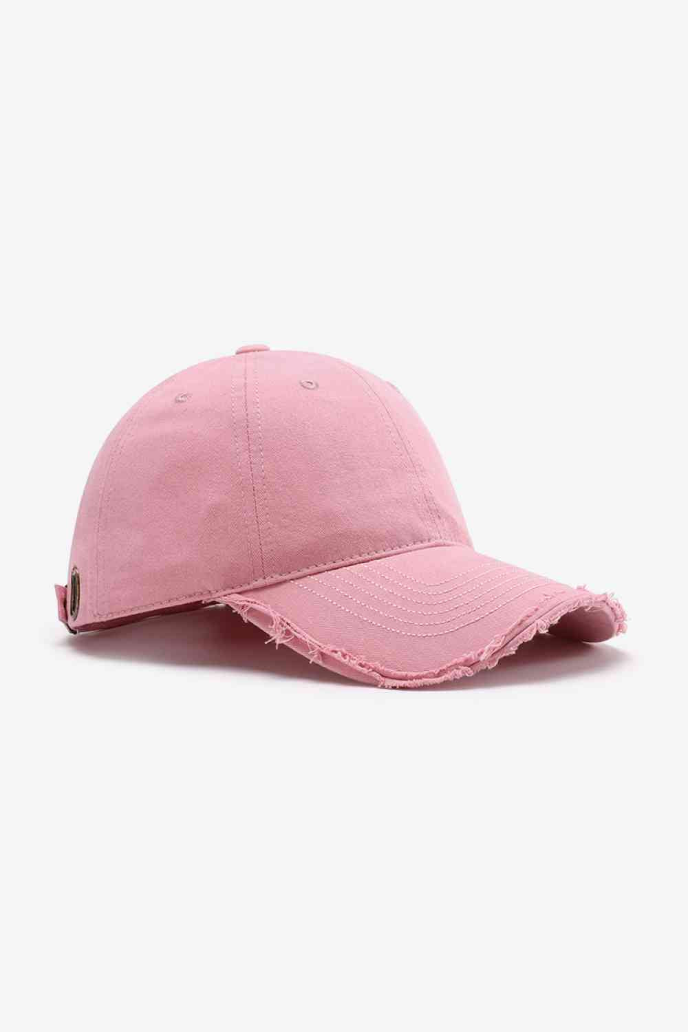 Distressed Adjustable Baseball Cap - TRENDMELO