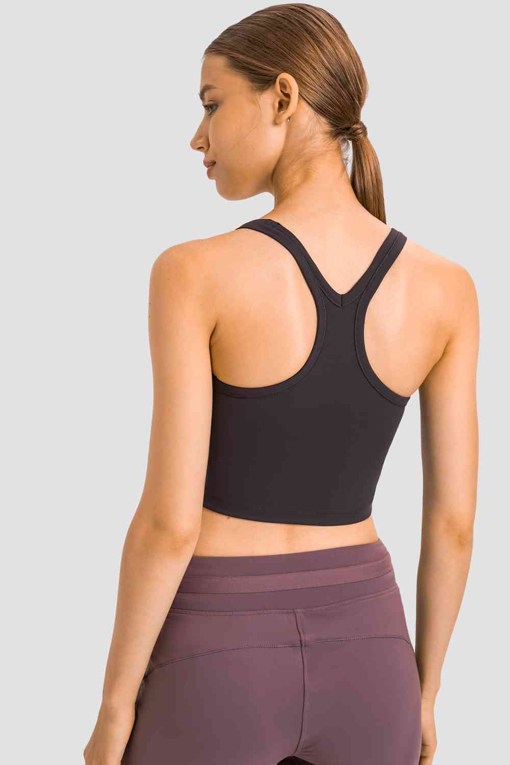 Racerback Sports Bra - TRENDMELO