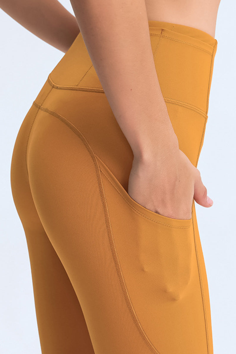 Thigh Pocket Active Leggings - TRENDMELO