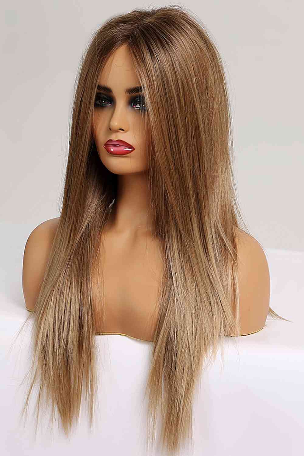 13*2" Lace Front Wigs Synthetic Long Straight 26'' 150% Density - TRENDMELO