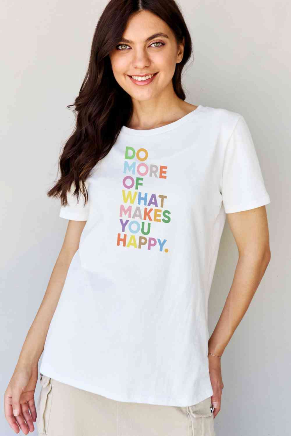 Simply Love Full Size Slogan Graphic T-Shirt - TRENDMELO