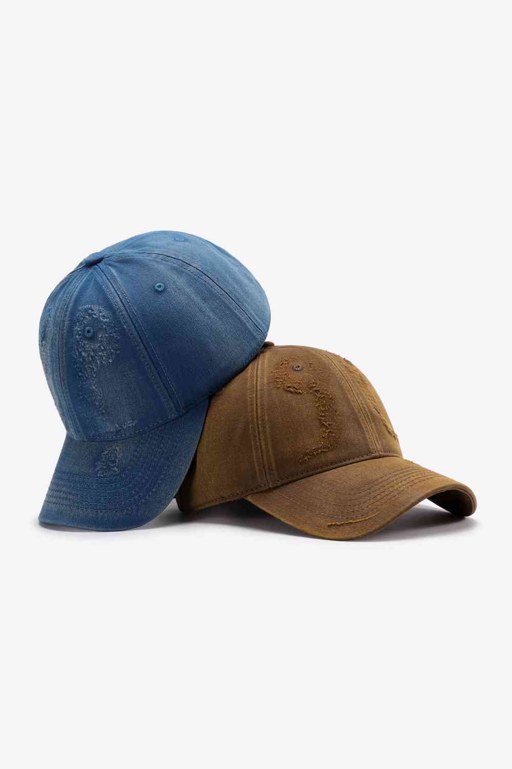 Distressed Adjustable Baseball Cap - TRENDMELO