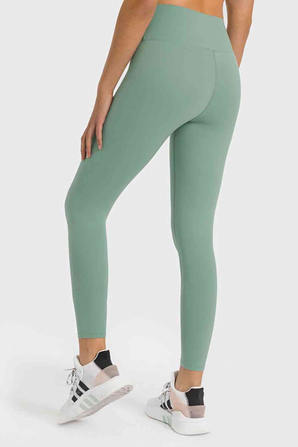 High Waist Ankle-Length Yoga Leggings - TRENDMELO