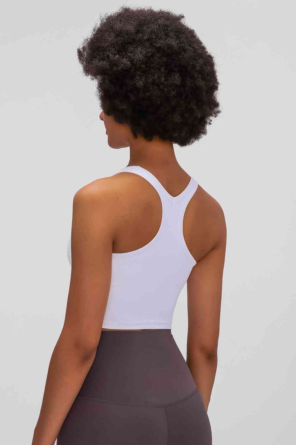 Racerback Sports Bra - TRENDMELO