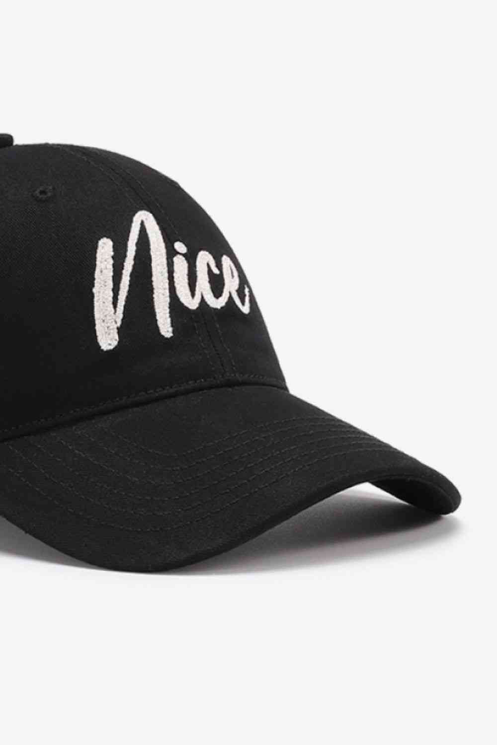 NICE Adjustable Cotton Baseball Cap - TRENDMELO