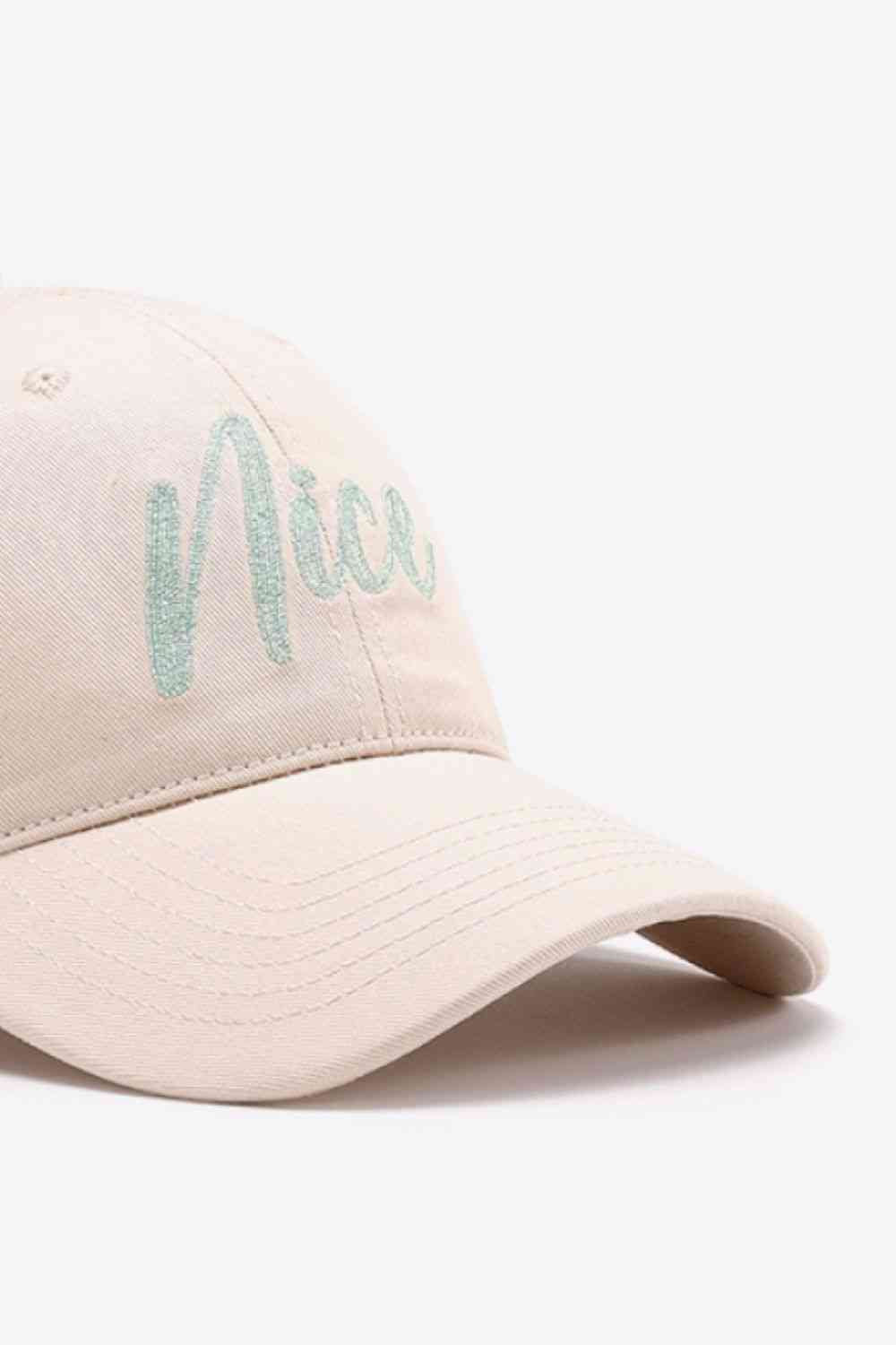 NICE Adjustable Cotton Baseball Cap - TRENDMELO