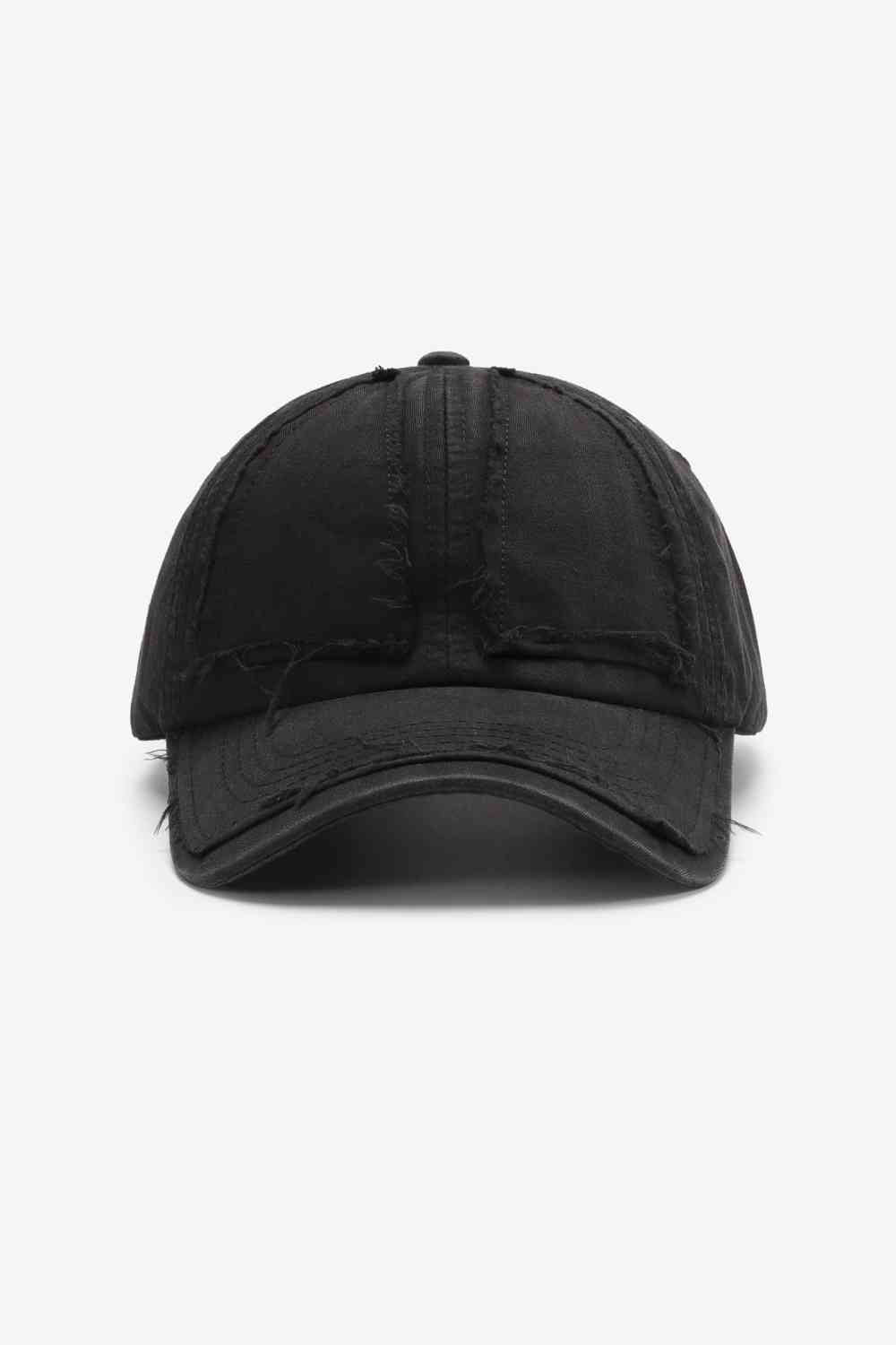 Distressed Adjustable Baseball Cap - TRENDMELO